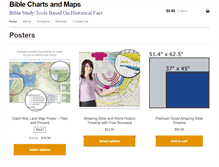 Tablet Screenshot of biblechartsandmaps.com